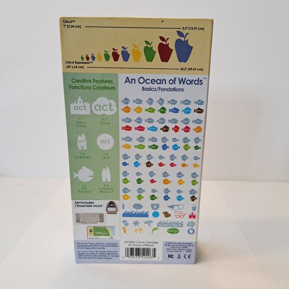 Cricut An Ocean of Words Cricut Die Cut - Picture 4 of 6